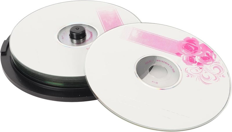 DAUZ Recordable Disc, 52X Blank CDs 700MB Practical for Music (10PCS) - Image 1